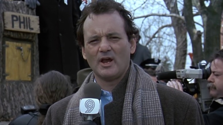 Bill Murray reports news