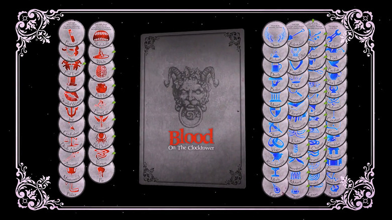 blood on the clocktower board game