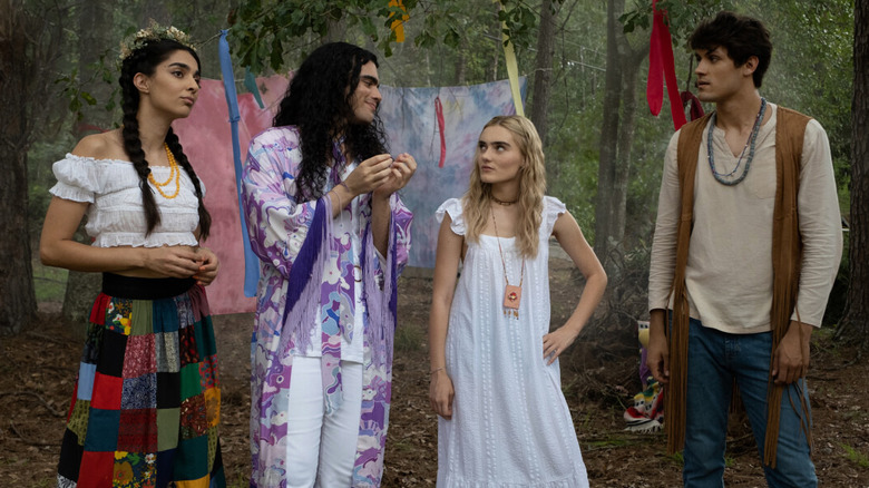 Meg Donnelly, Jojo Fleites and Nida Khurshid in The Winchesters
