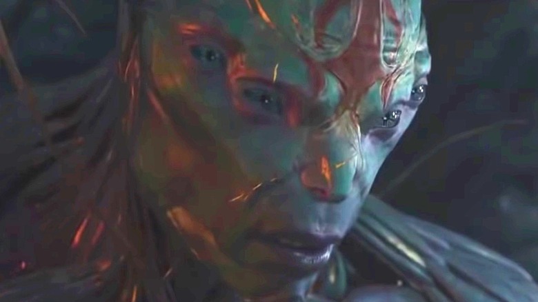 Bill Skasrsgard as Kro in "Eternals"