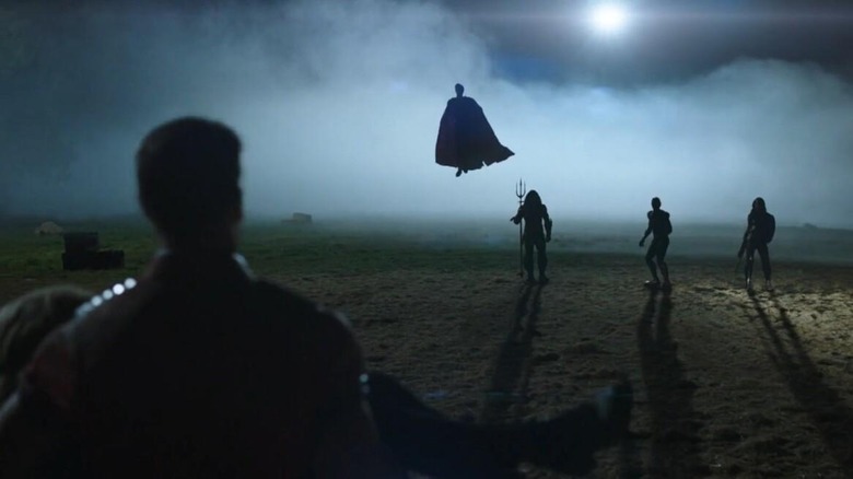 The Justice League arrives on Peacemaker