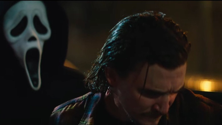 Kyle Gallner as Vincent and Ghostface in "Scream"