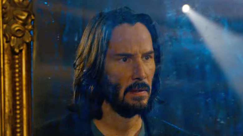 Keanu Reeves in "The Matrix: Resurrections"