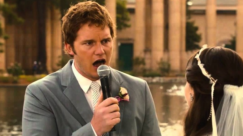 Chris Pratt as Alex Eilhauer in The Five-Year Engagement