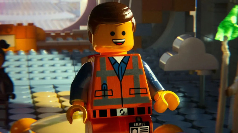 Chris Pratt as Emmet Brickowski in The Lego Movie