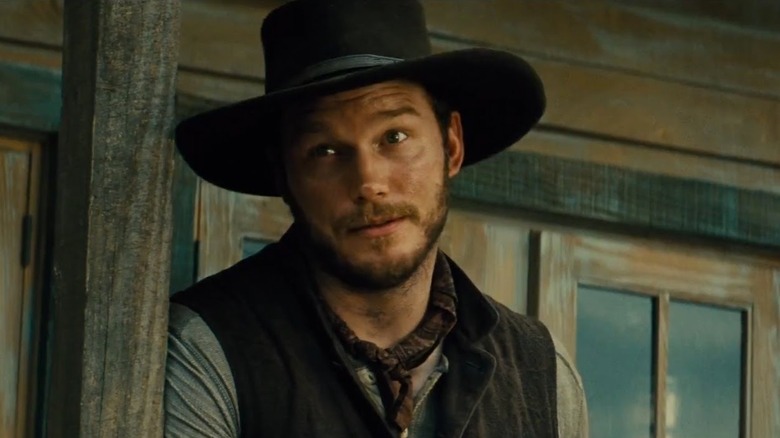 Chris Pratt as Josh Faraday in The Magnificent Seven