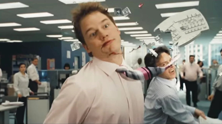 Chris Pratt and James McAvoy in Wanted