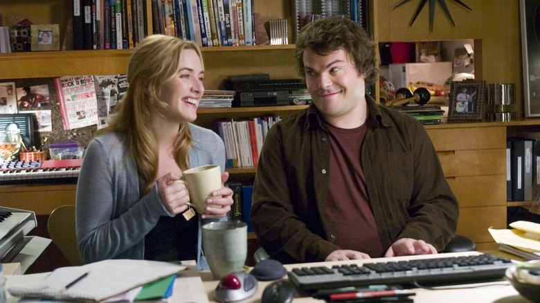 Winslet and Black smiling