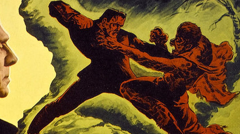 Frankenstein Meets the Wolf Man poster