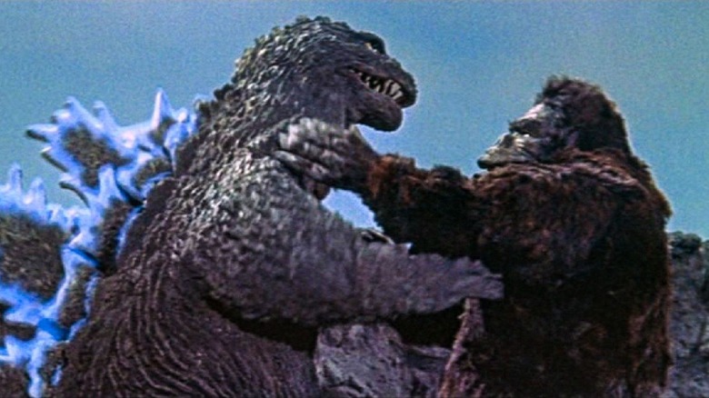 Godzilla fighting in King Kong