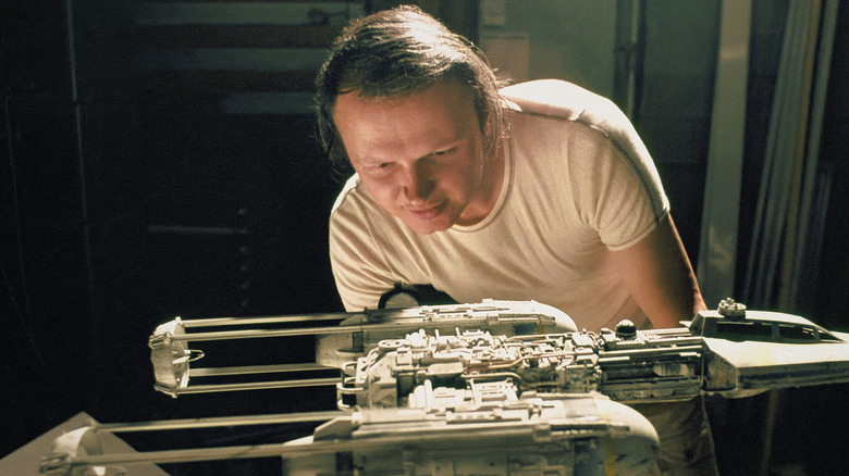 Dennis Muren working on Star Wars