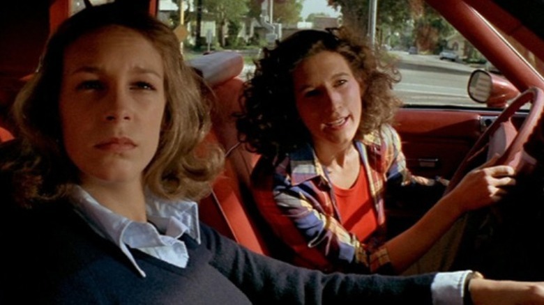 Nancy Kyes and Jamie Lee Curtis 