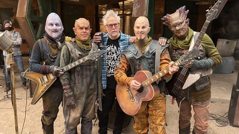 James Gunn and the Old 97's posing