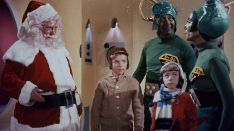 John Call listening in Santa Claus Conquers the Martians