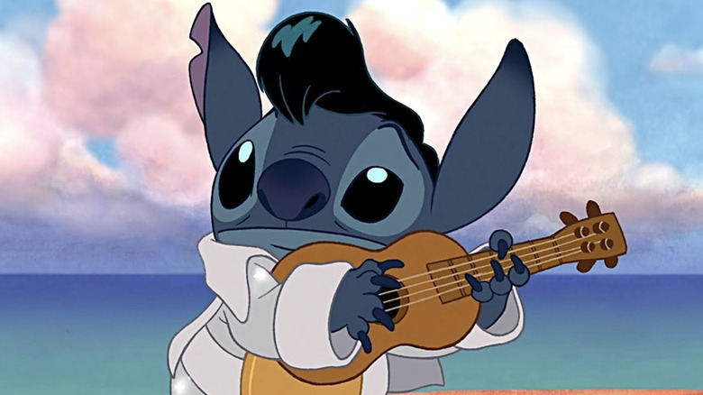 Stitch dressed like Elvis in Lilo & Stitch