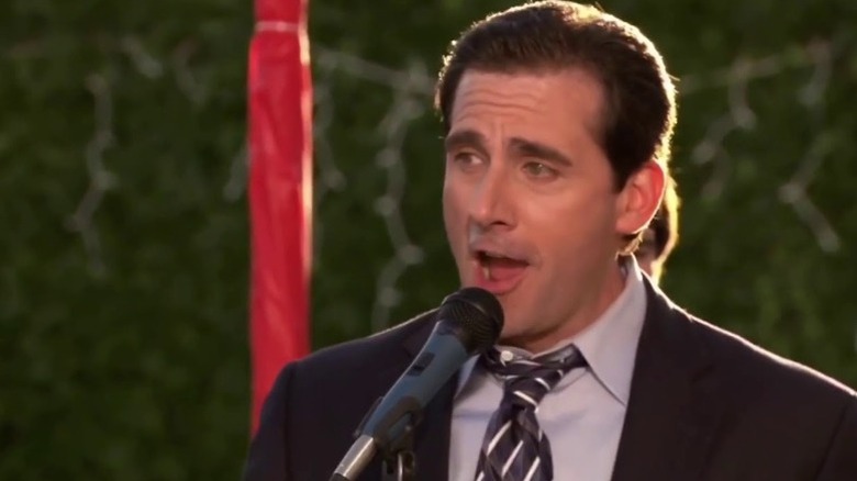 Michael singing in The Office