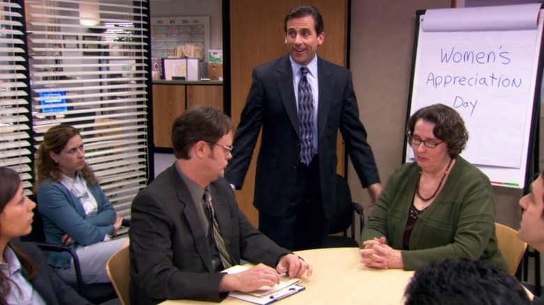 Steve Carell as Michael Scott in The Office