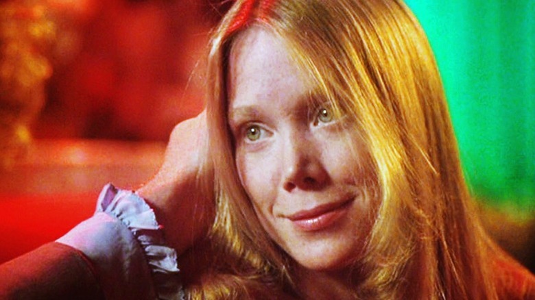 Carrie enjoys a moment of peace.