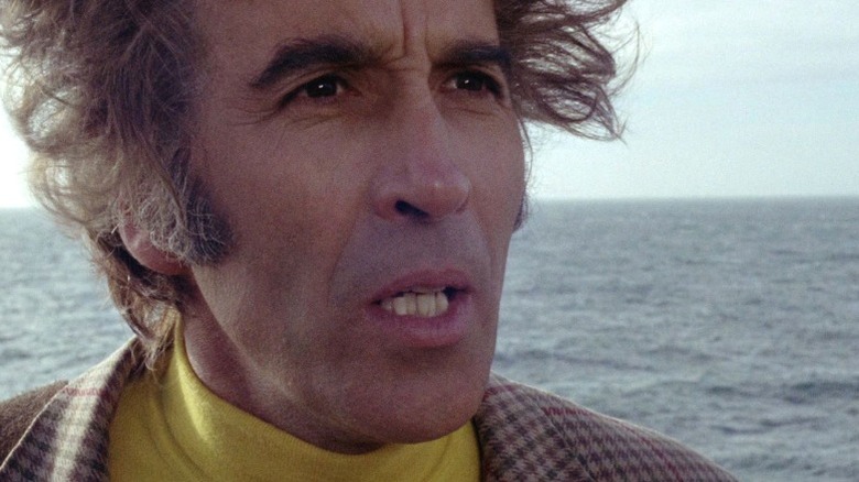 Lord Summerisle in mid dialogue.