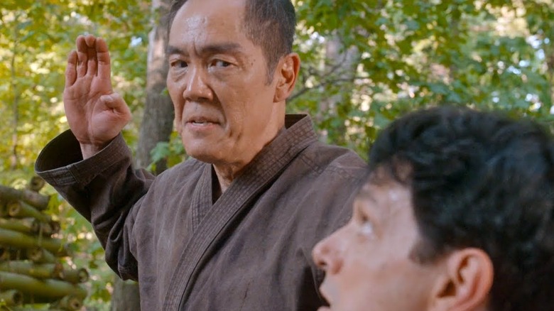 Chozen about to beat up Daniel 