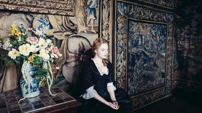 Emma Stone in "The Favourite"