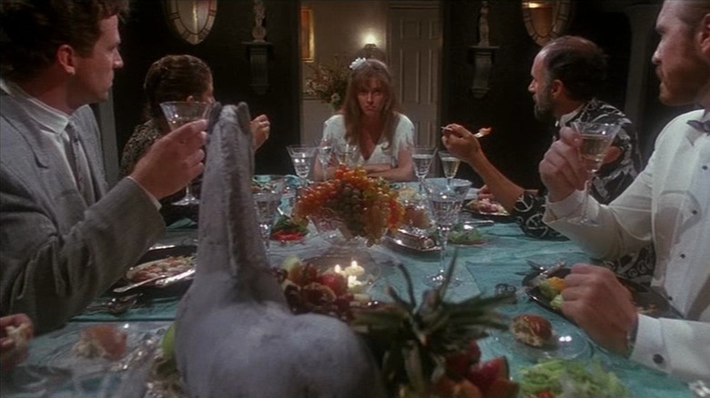 Greta at dinner table