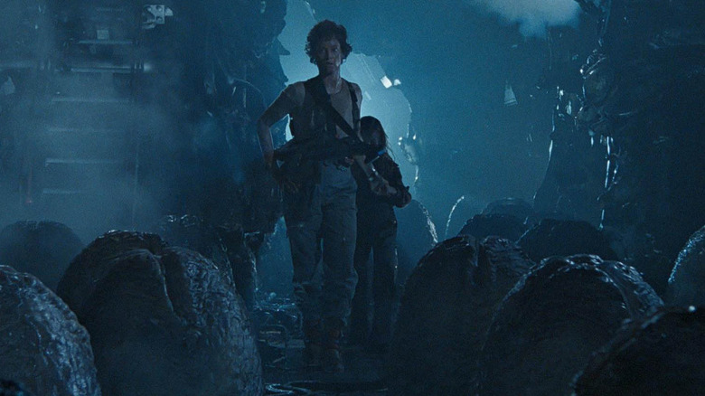 Ripley walks on alien planet