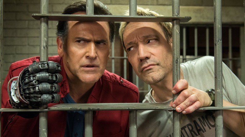 Ash and Chet in jail