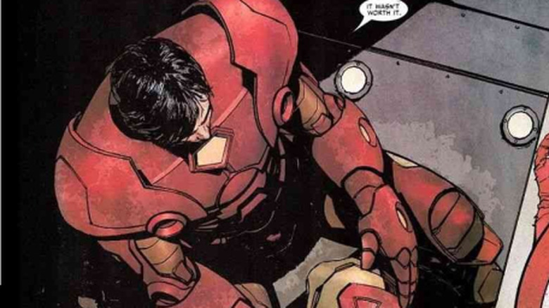 Iron Man apologizing