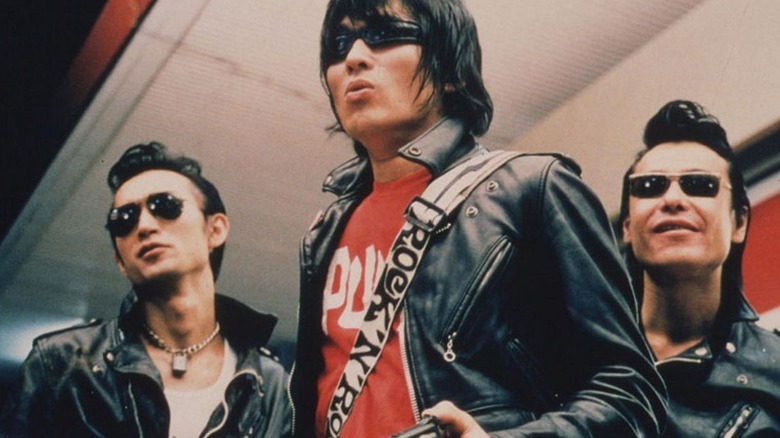 motorcycle guitar wolf in Wild Zero