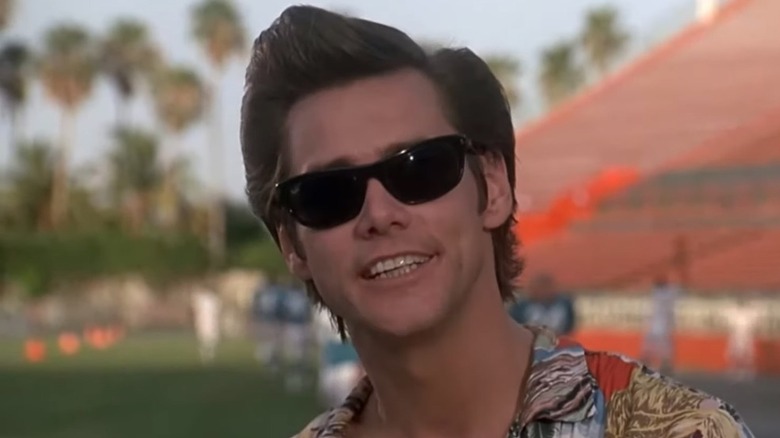 Jim Carrey sunglasses big hair