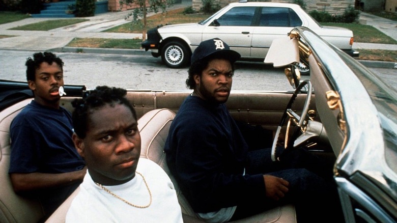 Ice Cube, Cuba Gooding Jr., and Morris Chestnut in Boyz n the Hood