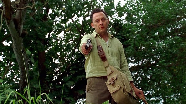 Ben Linus holds gun Lost