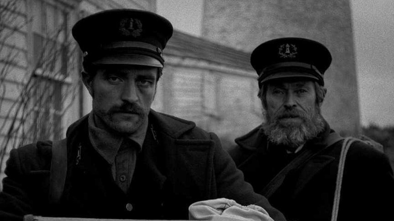 Robert Pattinson and Willem Dafoe in The Lighthouse