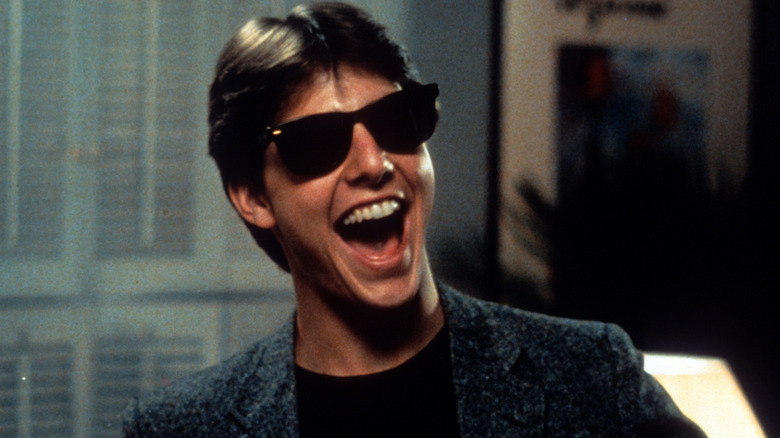 Tom Cruise laughing Risky Business