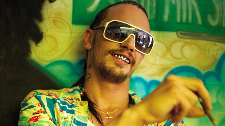James Franco smirking Spring Breakers