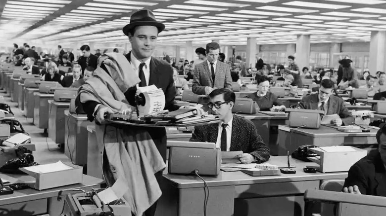 Jack Lemmon walking The Apartment