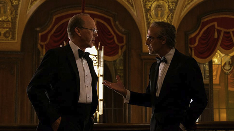 Michael Keaton and Stanley Tucci