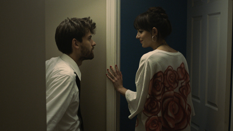 Cooper Raiff and Dakota Johnson in Cha Cha Real Smooth