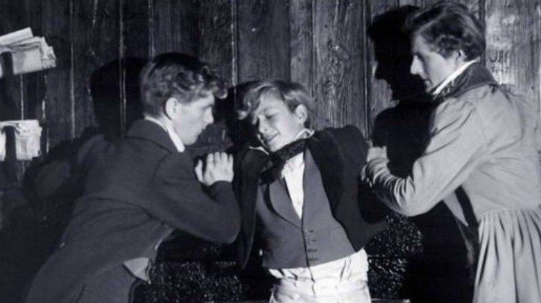 Tom Brown having a school day