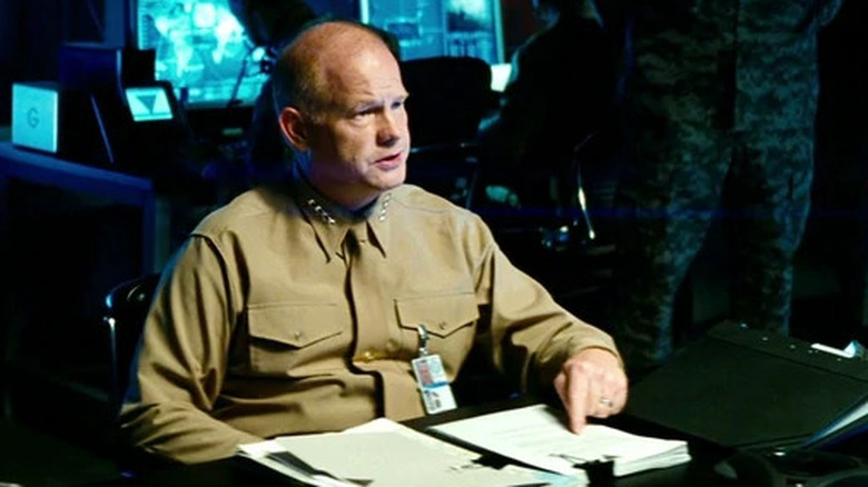 General Morshower giving orders