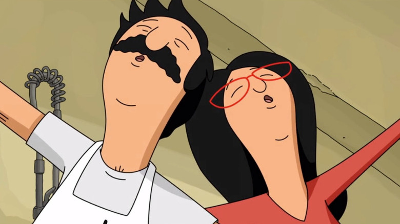 Bob and Linda Belcher in The Bob's Burgers Movie