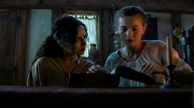 Kiana Madeira and Olivia Scott Welch in Fear Street: 1666