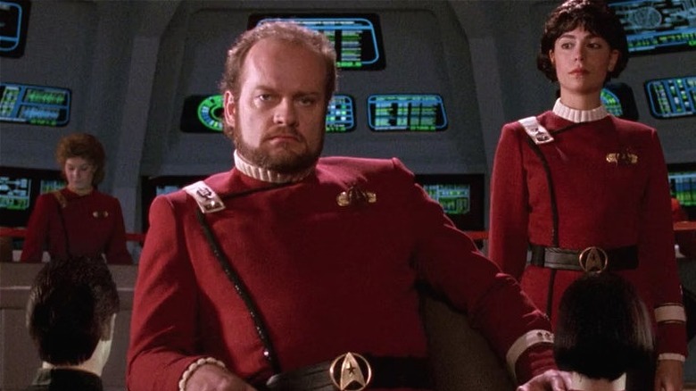 Captain Bateson in command chair