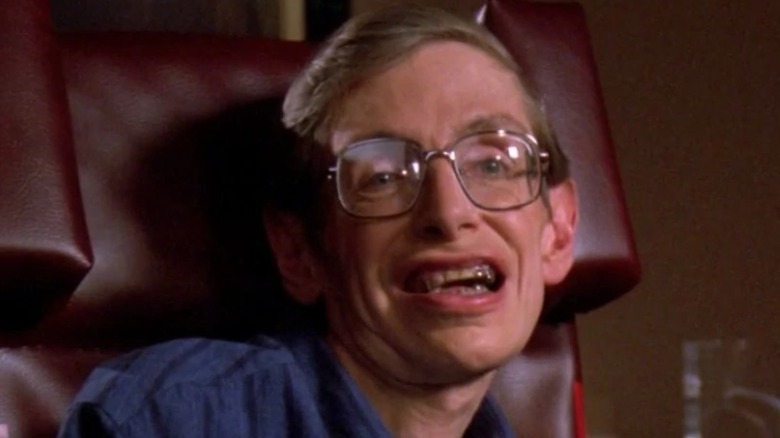 Stephen Hawking smiling