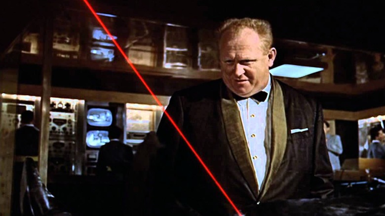 Laser trap in Goldfinger