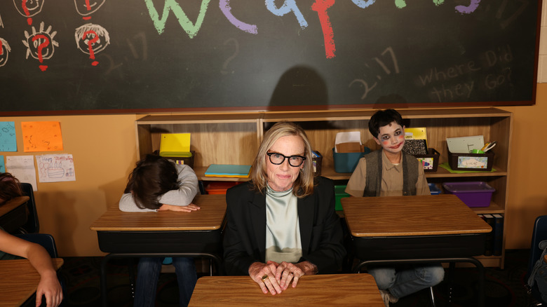 Amy Madigan attends the Los Angeles World Premiere of Weapons.