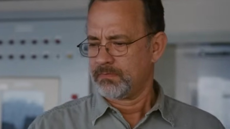 Tom Hanks wearing glasses