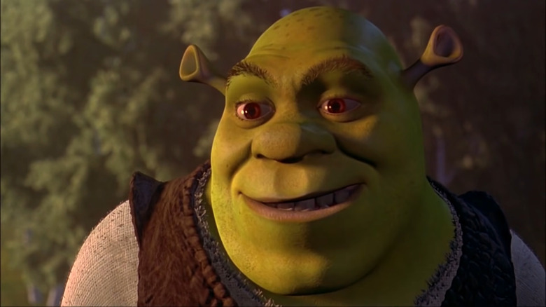 Shrek smiling