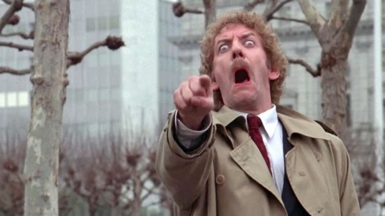 Donald Sutherland pointing